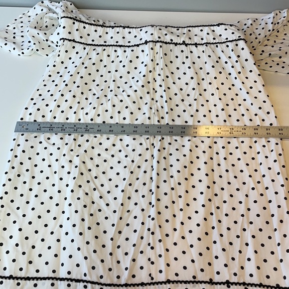 NWT Lovers + Friends Black & White Polka Dot Dress - Picture 9 of 11